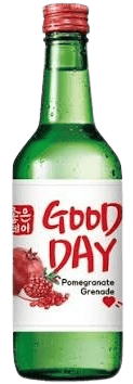 Good Day Soju fruit flavour bottle